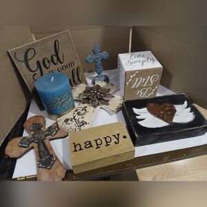 8 pc inspirational home decor